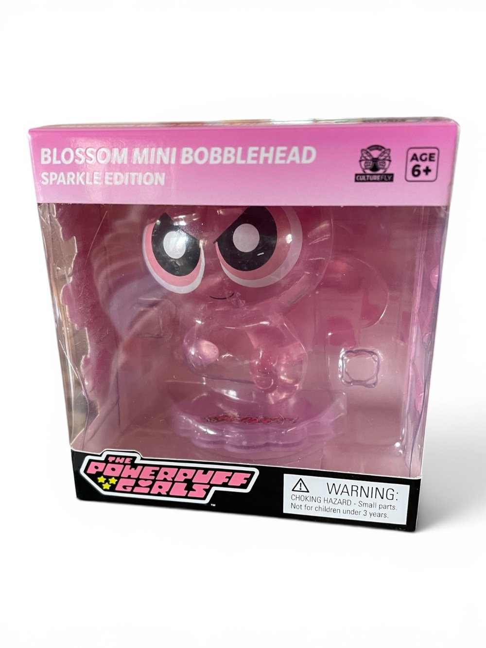 Set of 3 power puff girls, mini bobble heads, sparkle edition - Picture 5 of 5